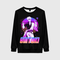 Женский свитшот 3D Гинтама ретро