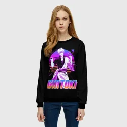 Женский свитшот 3D Гинтама ретро - фото 2