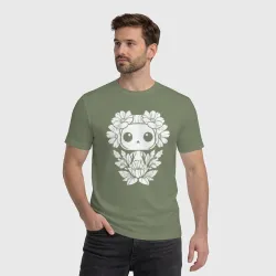 Мужская футболка хлопок Цветочный Funko - фото 2