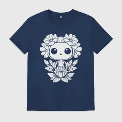 Мужская футболка хлопок Цветочный Funko