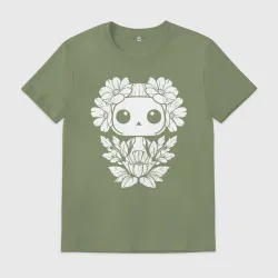 Мужская футболка хлопок Цветочный Funko