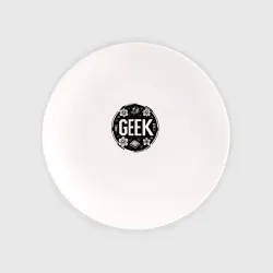 Тарелка Geek в цветах