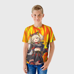 Детская футболка 3D Бёрнис Zenless Zone Zero - фото 2