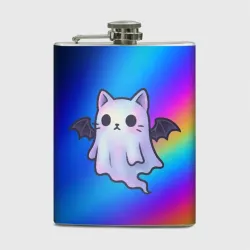 Фляга Котенок милый призрак
