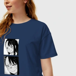 Женская футболка хлопок Oversize Без доступа к интернету - фото 2