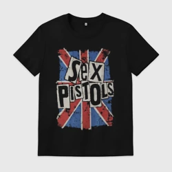 Мужская футболка хлопок Sex Pistols - british flag