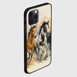 Чехол для iPhone 12 Pro Кони бегут - фото 2