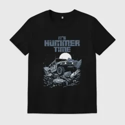 Мужская футболка хлопок Hummer time