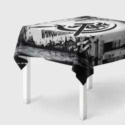 Скатерть 3D Серп и молот - авангард графити с Лениным