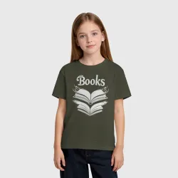 Детская футболка хлопок Воздушные книги - фото 2