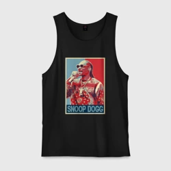 Мужская майка хлопок Snoop Dogg rapper