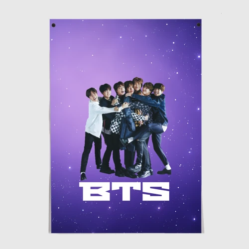 Постер BTS весь состав