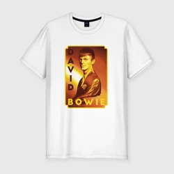 Мужская футболка хлопок Slim Портрет - Дэвид Боуи