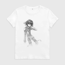 Женская футболка хлопок Данганронпа V3 - Кокичи Ома