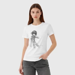 Женская футболка хлопок Данганронпа V3 - Кокичи Ома - фото 2