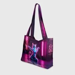 Пляжная сумка 3D Кошка танцовщица индийская - фото 2