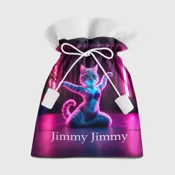 Подарочный 3D мешок Кошка танцовщица индийская