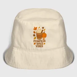 Детская панама хлопок Pumpkin Spice Vibes - кофе