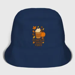 Детская панама хлопок Pumpkin Spice Vibes - кофе
