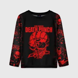 Детский лонгслив 3D Five Finger Death Punc
