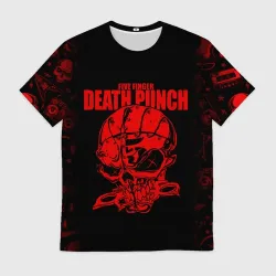 Мужская футболка 3D Five Finger Death Punc
