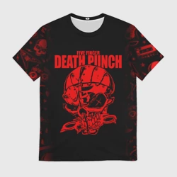 Мужская футболка 3D Five Finger Death Punc