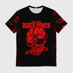 Мужская футболка 3D Five Finger Death Punc