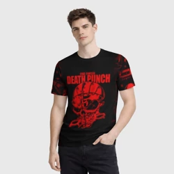 Мужская футболка 3D Five Finger Death Punc - фото 2