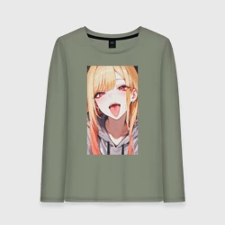 Женский лонгслив хлопок Марин Китагава - кукла