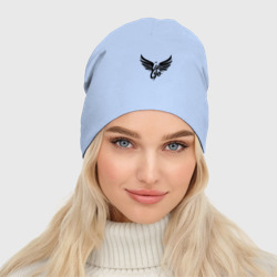 Женская шапка демисезонная Go Go с крыльями - фото 2