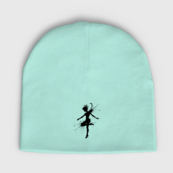 Женская шапка демисезонная Танцовщица Go Go граффити
