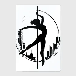 Магнитный плакат 2Х3 Urban pole dance