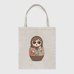 Шоппер BioNature Матрешка модная
