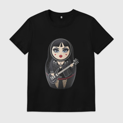 Мужская футболка хлопок Матрешка Gothic