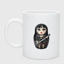 Кружка керамическая Матрешка Gothic