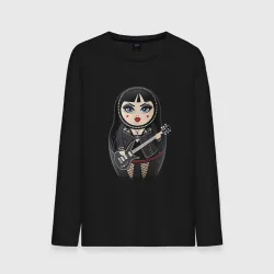 Мужской лонгслив хлопок Матрешка Gothic