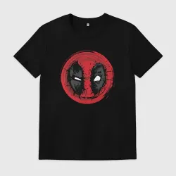 Мужская футболка хлопок Deadpool face