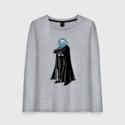 Женский лонгслив хлопок Вэйдор смеющийся человек