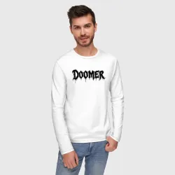 Мужской лонгслив хлопок Doomer граффити - фото 2