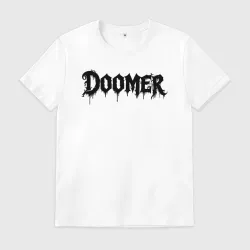 Мужская футболка хлопок Doomer граффити