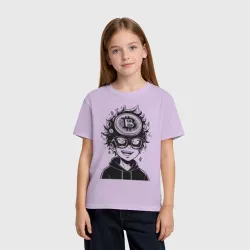 Детская футболка хлопок Аниме биткоин - фото 2