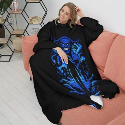 Плед с рукавами Аниме Поднятие уровня в одиночку - фото 2