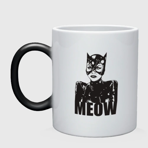 Кружка хамелеон Cat woman