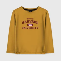 Детский лонгслив хлопок Harvard