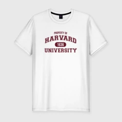 Мужская футболка хлопок Slim Harvard