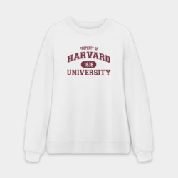 Мужской свитшот oversize без начеса хлопок Harvard