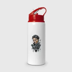 Бутылка для воды с трубочкой Cyborg Johnny Depp