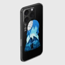 Чехол для iPhone 16 Pro Max силиконовый с защитой камеры Мое перерождение в слизь - фото 2