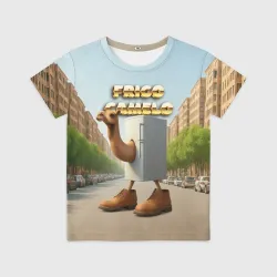 Детская футболка 3D Frigo Camelo мем