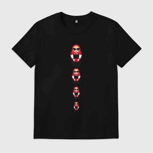 Мужская футболка хлопок Matryoshka dolls